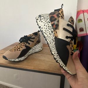Steve Madden animal print sneakers